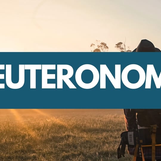 Deuteronomy 01: The Prologue. Why Should I Care?
